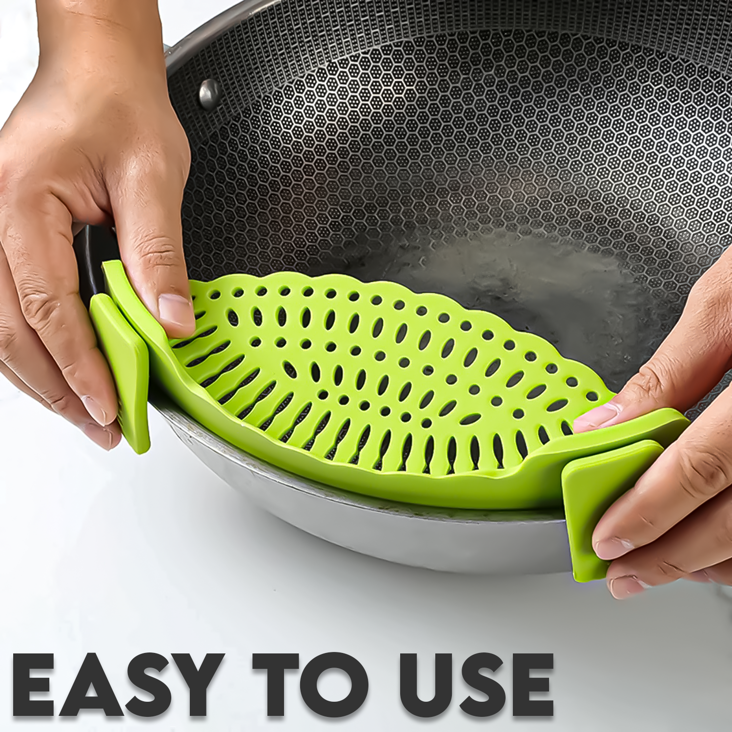 AEX Clip on Strainer With Soup Funnel