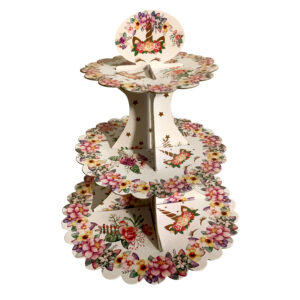 3-Tier Unicorn-3 Cardboard Cupcake Stand