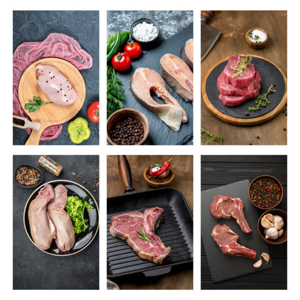 Yellow Meat Tenderiser Needle Tool with Stainless Steel Prongs