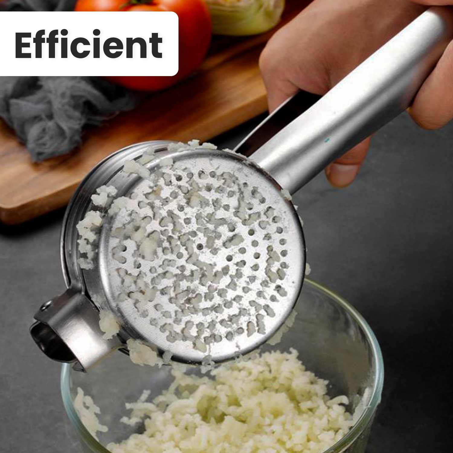 Stainless Steel Potato Ricer – Heavy-Duty Masher for Fluffy Potatoes