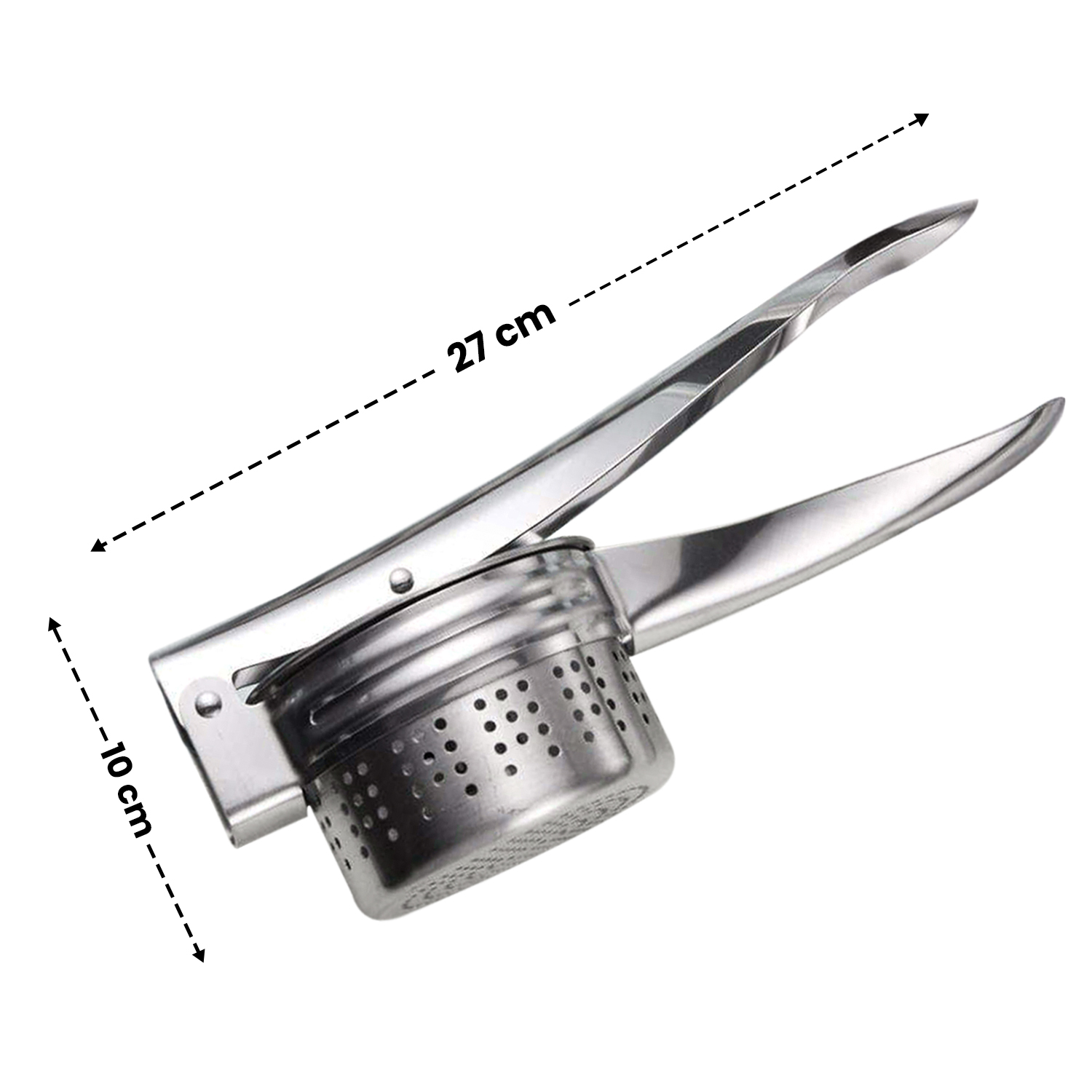 Stainless Steel Potato Ricer – Heavy-Duty Masher for Fluffy Potatoes