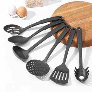 6-Piece Spatula Set – Heat-Resistant Plastic Utensils for Non-Stick Pans