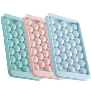 Ice Ball Maker Tray with Lid – 33 Grid Round Ice Cube Mould