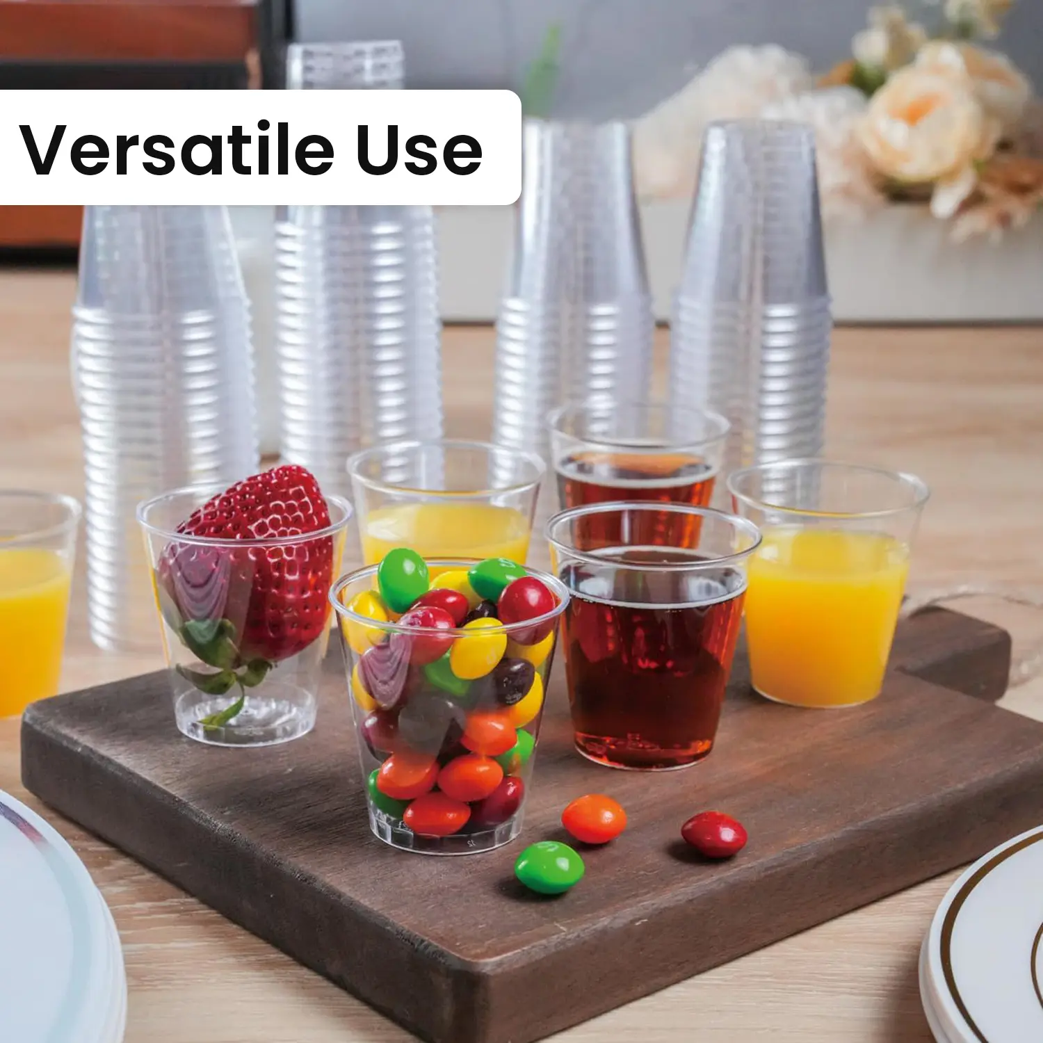 Disposable Plastic Shots Cups For Party Supplies