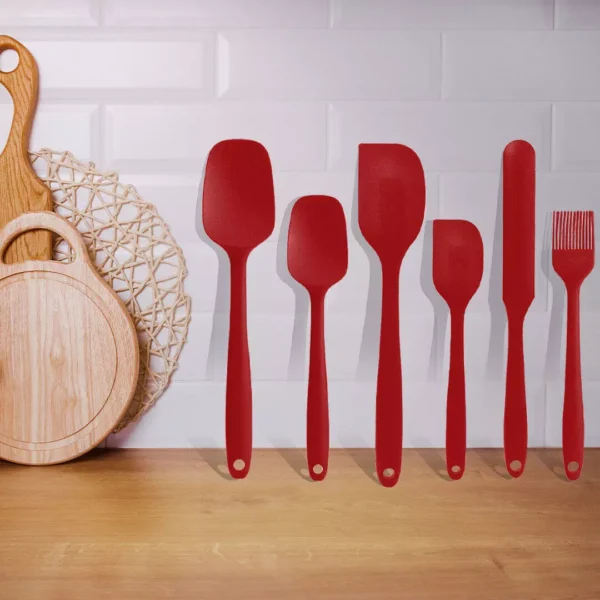 AEX 6x Silicone Spatula Utensils Set
