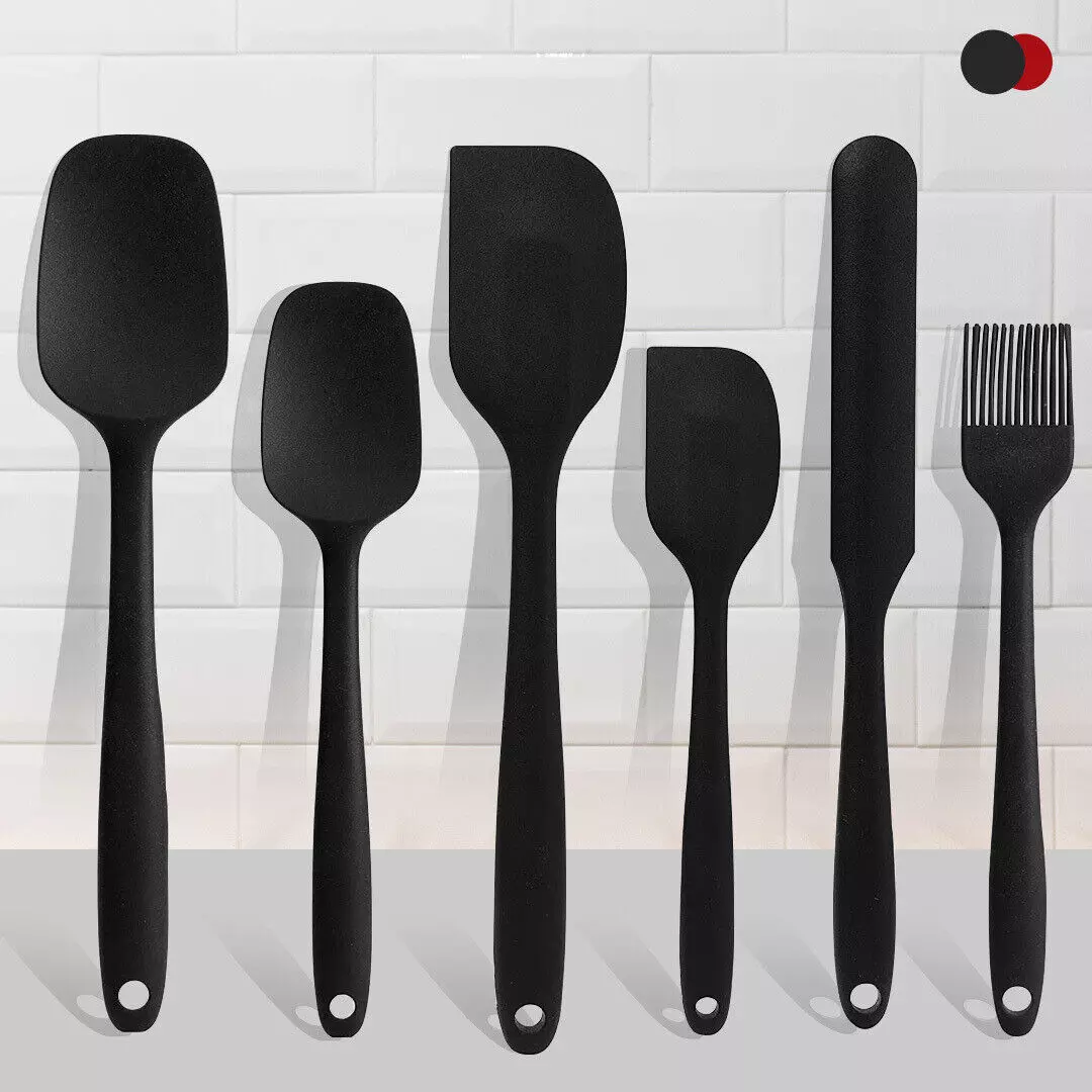 AEX 6x Silicone Spatula Utensils Set