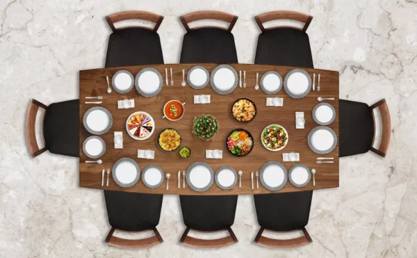 175X Dinnerware Set Plates Spoon Knives Forks Cups Napkins