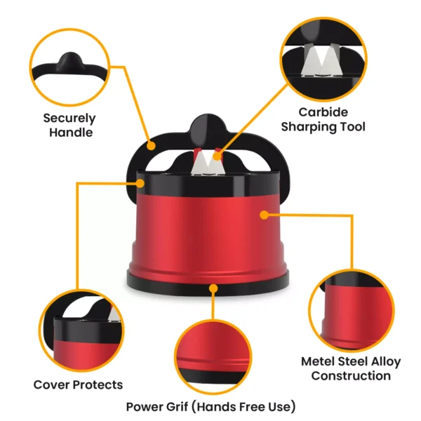 AEX Metal Knife Sharpener For All Knives and Serrated Blades