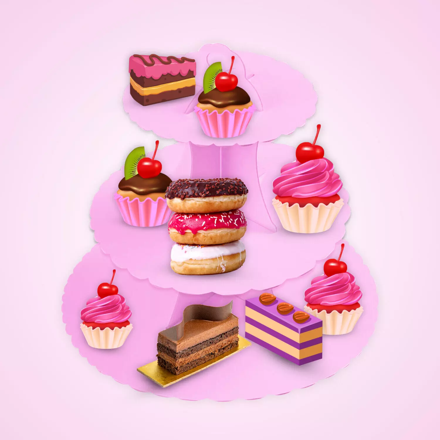 Solid Cupcake stand Truffle sugar candy Muffin dessert