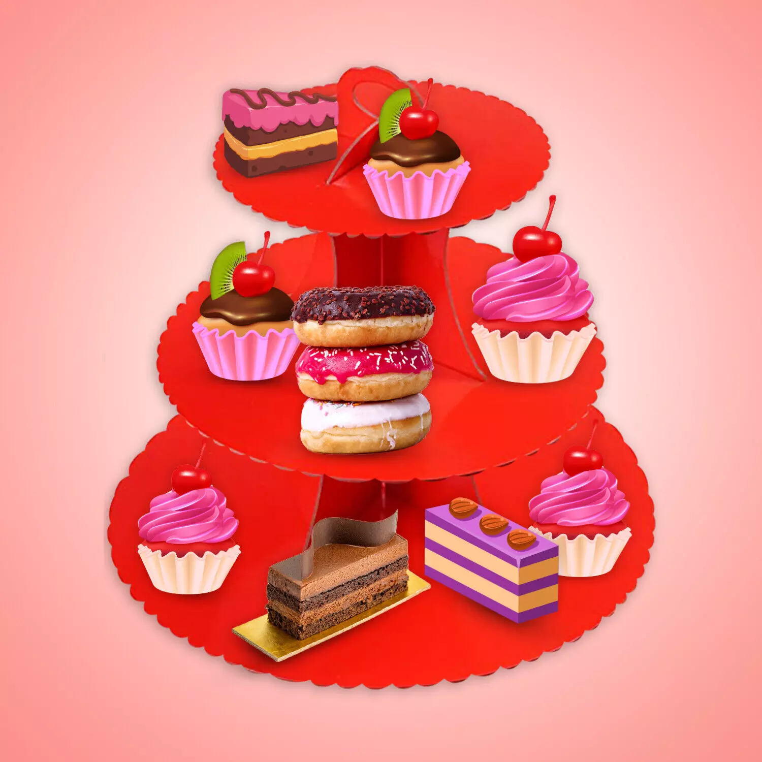 Solid Cupcake stand Truffle sugar candy Muffin dessert