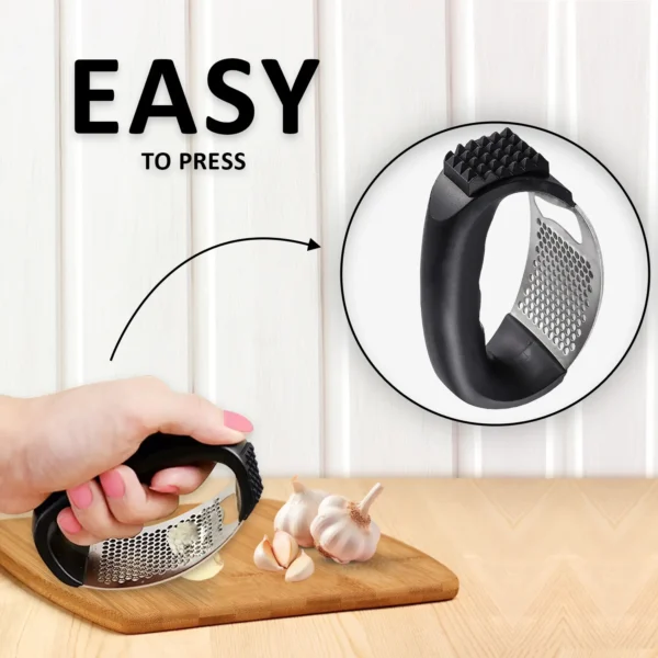 AEX Garlic Press | Stainless Steel Garlic Crusher | Garlic Mincer Rocker
